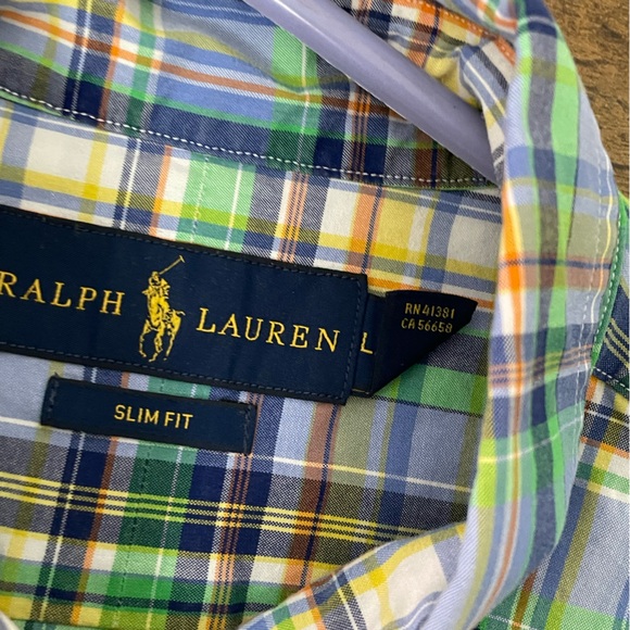 Ralph Lauren Men's button up shirt size large - Picture 5 of 9